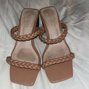 Schutz kitten heels size 5